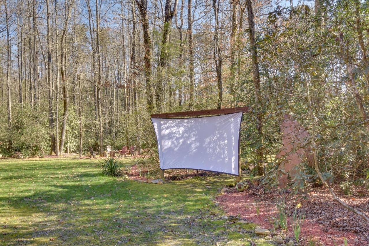5-Acre North Georgia Mountain Retreat With Creek! Villa Sautee Nacoochee Ngoại thất bức ảnh