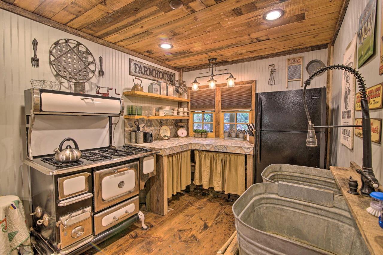 5-Acre North Georgia Mountain Retreat With Creek! Villa Sautee Nacoochee Ngoại thất bức ảnh