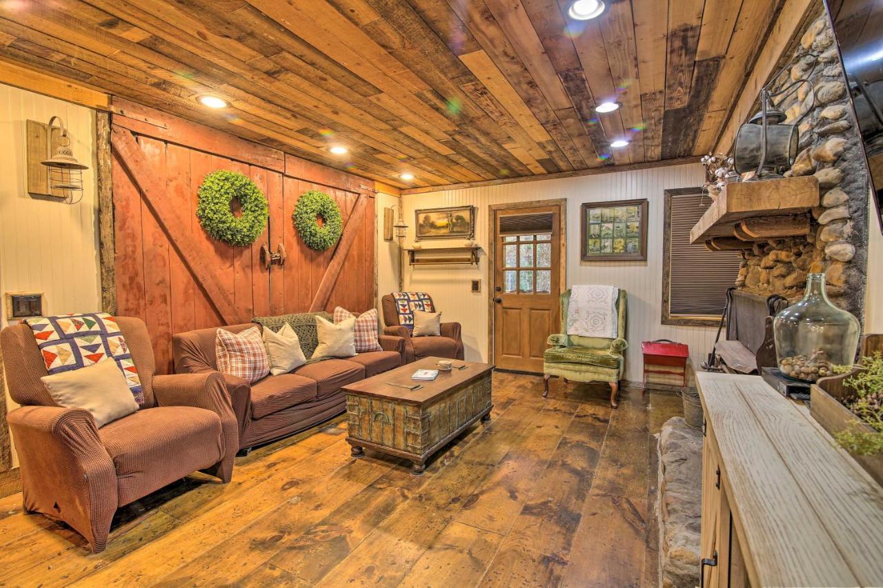 5-Acre North Georgia Mountain Retreat With Creek! Villa Sautee Nacoochee Ngoại thất bức ảnh