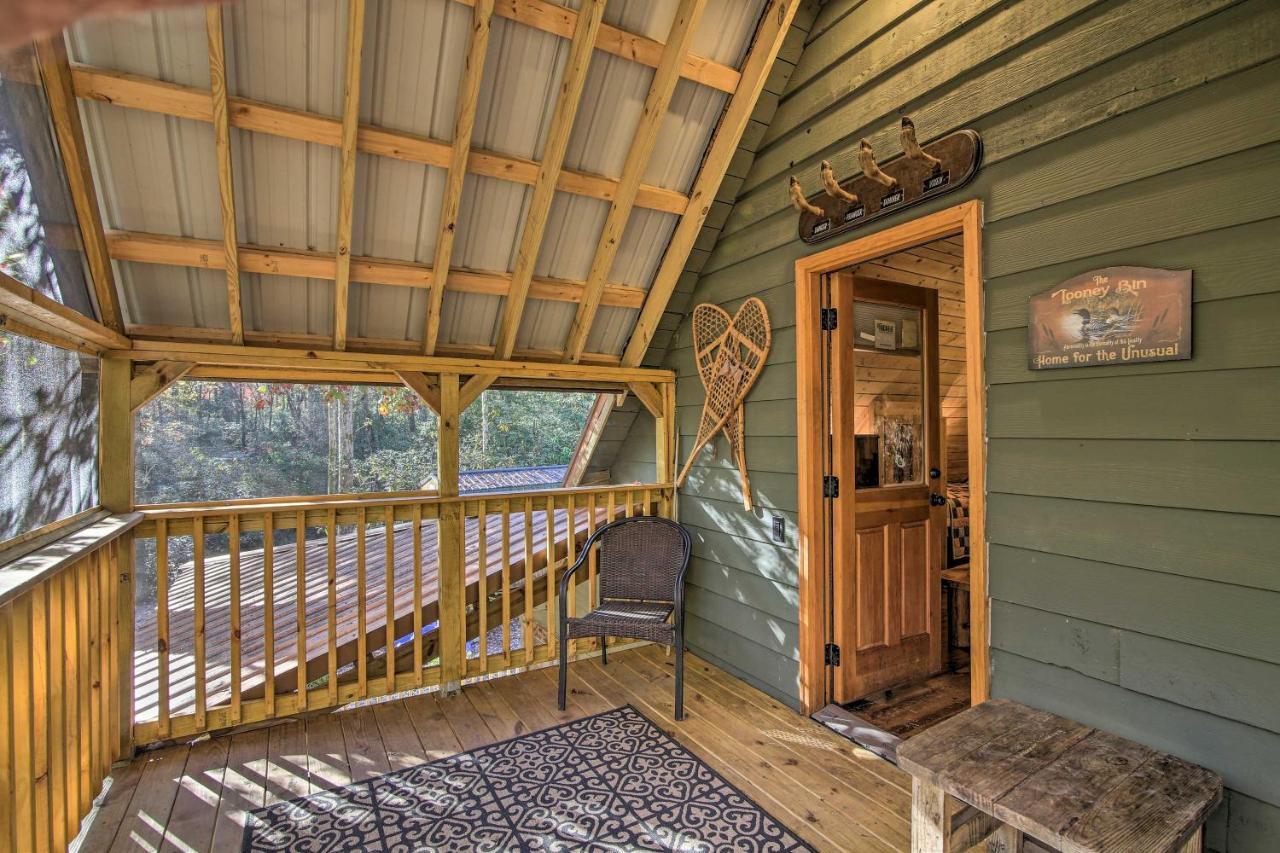 5-Acre North Georgia Mountain Retreat With Creek! Villa Sautee Nacoochee Ngoại thất bức ảnh