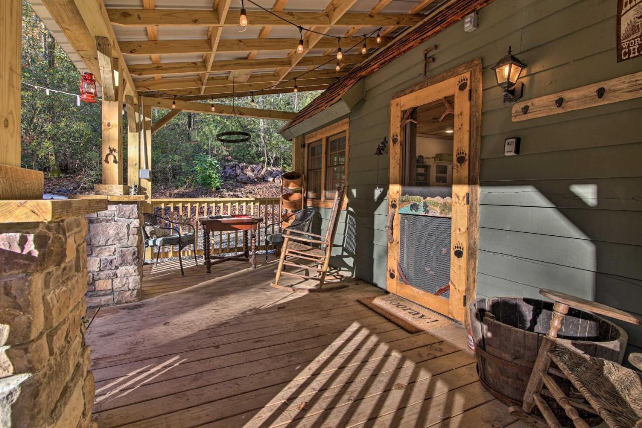 5-Acre North Georgia Mountain Retreat With Creek! Villa Sautee Nacoochee Ngoại thất bức ảnh
