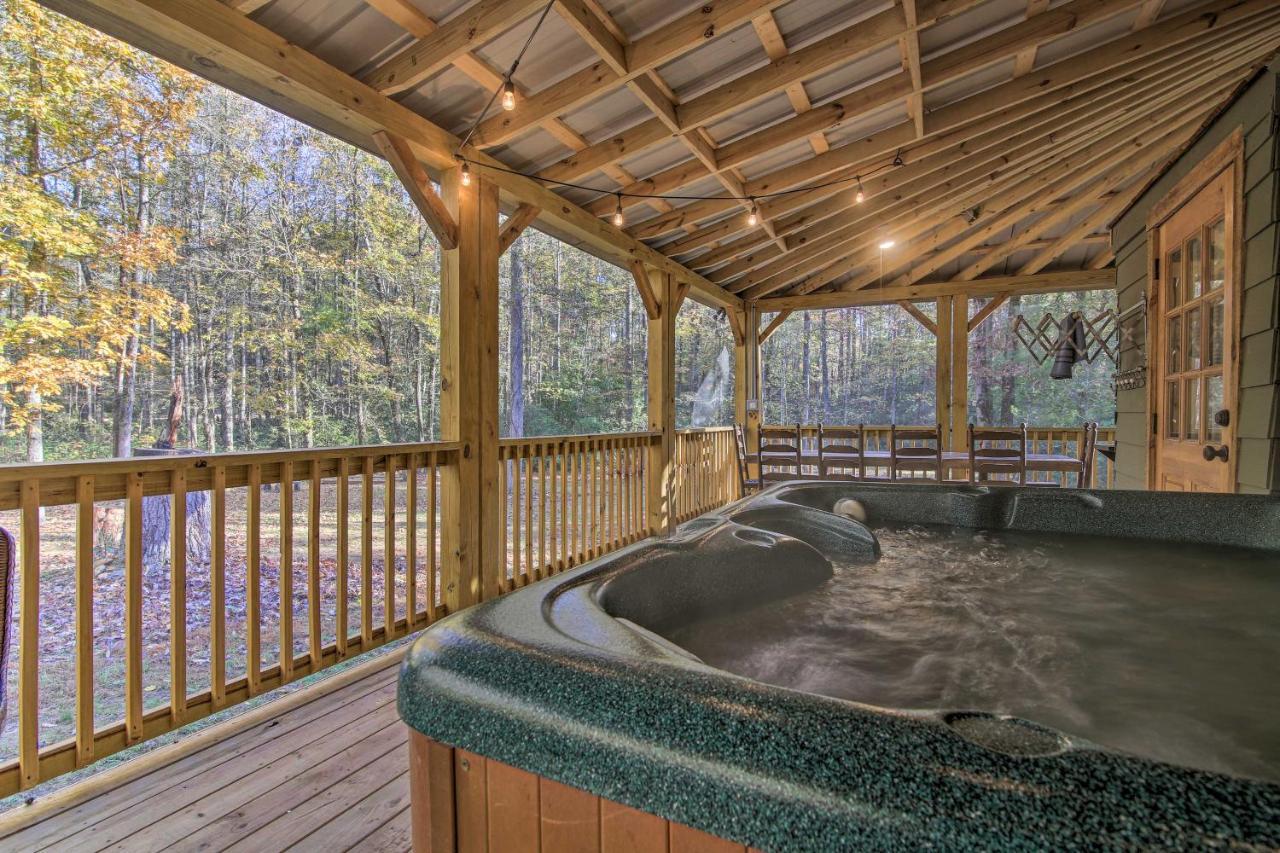 5-Acre North Georgia Mountain Retreat With Creek! Villa Sautee Nacoochee Ngoại thất bức ảnh