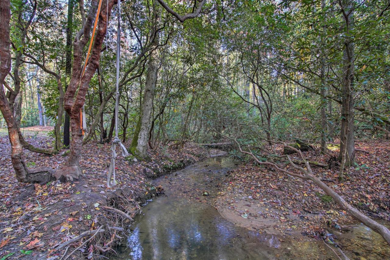 5-Acre North Georgia Mountain Retreat With Creek! Villa Sautee Nacoochee Ngoại thất bức ảnh