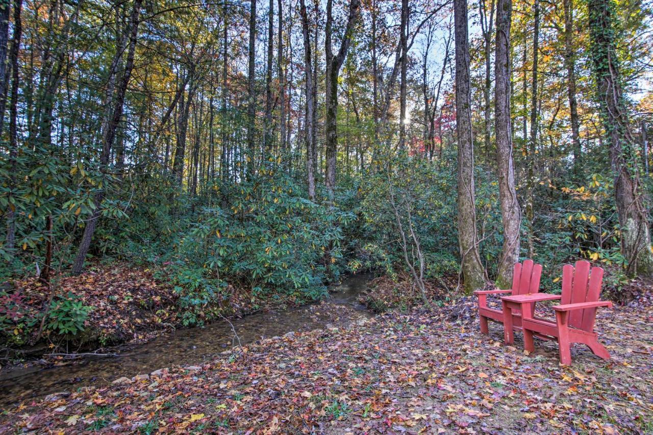 5-Acre North Georgia Mountain Retreat With Creek! Villa Sautee Nacoochee Ngoại thất bức ảnh