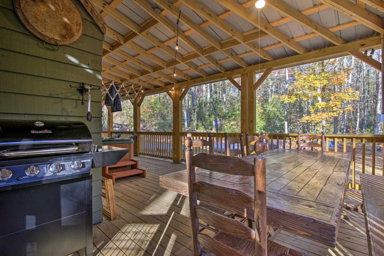 5-Acre North Georgia Mountain Retreat With Creek! Villa Sautee Nacoochee Ngoại thất bức ảnh